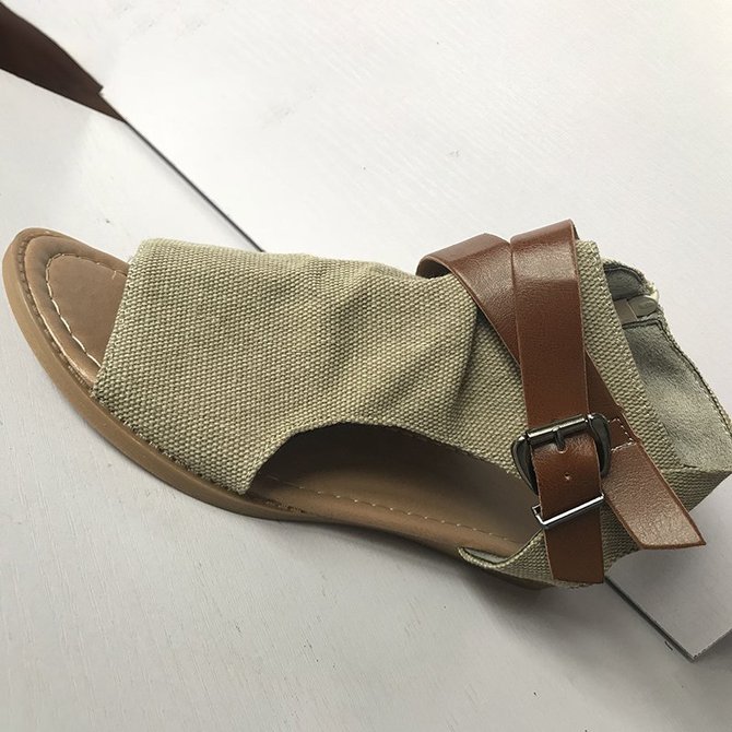 Summer Adjustable Buckle Shoes